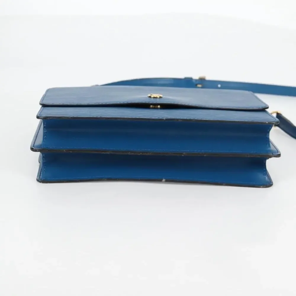 Louis Vuitton Epi Grenel Shoulder Bag Blue
